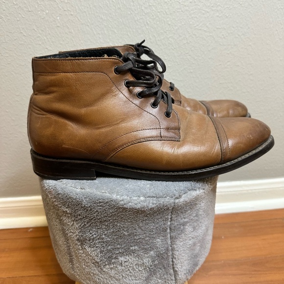Thursday Boot Co Everyday Captain Classic Boots Mens 11.5 Brown Leather Handmade - Picture 4 of 7